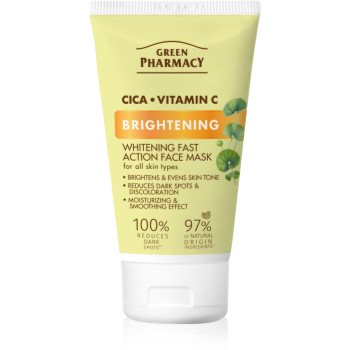 Green Pharmacy Cica + Vitamin C masca iluminatoare faciale